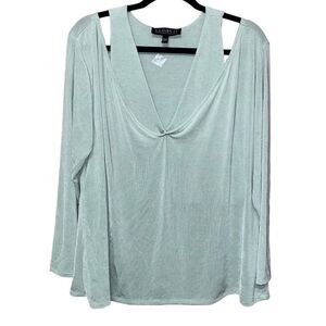 Eloquii Cold Shoulder Top